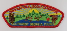 1989 National Jamboree Southwest Georgia JSP RED Border [G1396]