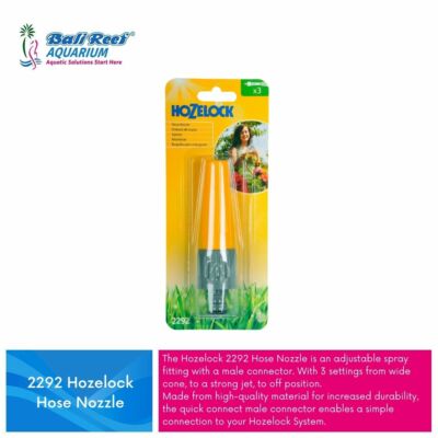 New Hozelock 2292 Hose Watering Spray Nozzle Gardening Adjustable Male Connector