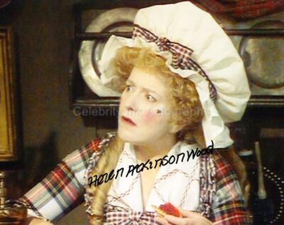 HELEN ATKINSON-WOOD als Mrs Miggins - Black Adder ORIGINAL SIGNED AUTOGRAMM