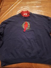 Vintage Top Stitch By Morning Sun Embroidered Cardinal Sweatshirt Womens Size P