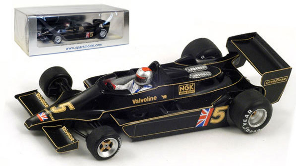 Spark S1848 Lotus 79 #5 Belgium GP 1978 - M Andretti 1978 F1 World Champion 1/43