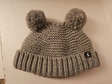   BABY JOULES  0 6 Years Hat Grey Pom Poms Grey Cotton Lining