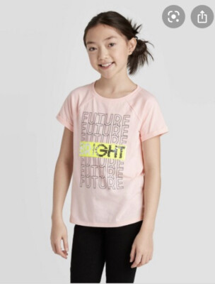 Cat And Jack Girls  Bright Future  Sequin Flip Shirt - Size S 4-5 Back To School