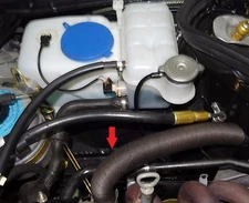 Mercedes W201 190E 2.3 16v, 2.5 16v EVO AIR HOSE, Ref.No. A0001541386