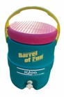 Vintage Igloo Barrel of Fun 2 Gallon Jug 90s Cooler Multi Color