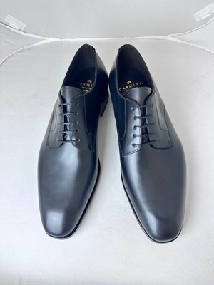 Carmina Shoemaker Plain toe Derby Size UK 10 Rain 80449 Black boxcalf