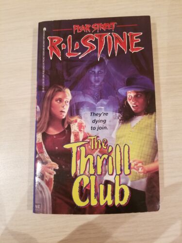 The Thrill Club Fear Street R. L. Stine Horror Vintage HTF RARE Goosebumps Pike - Picture 1 of 5