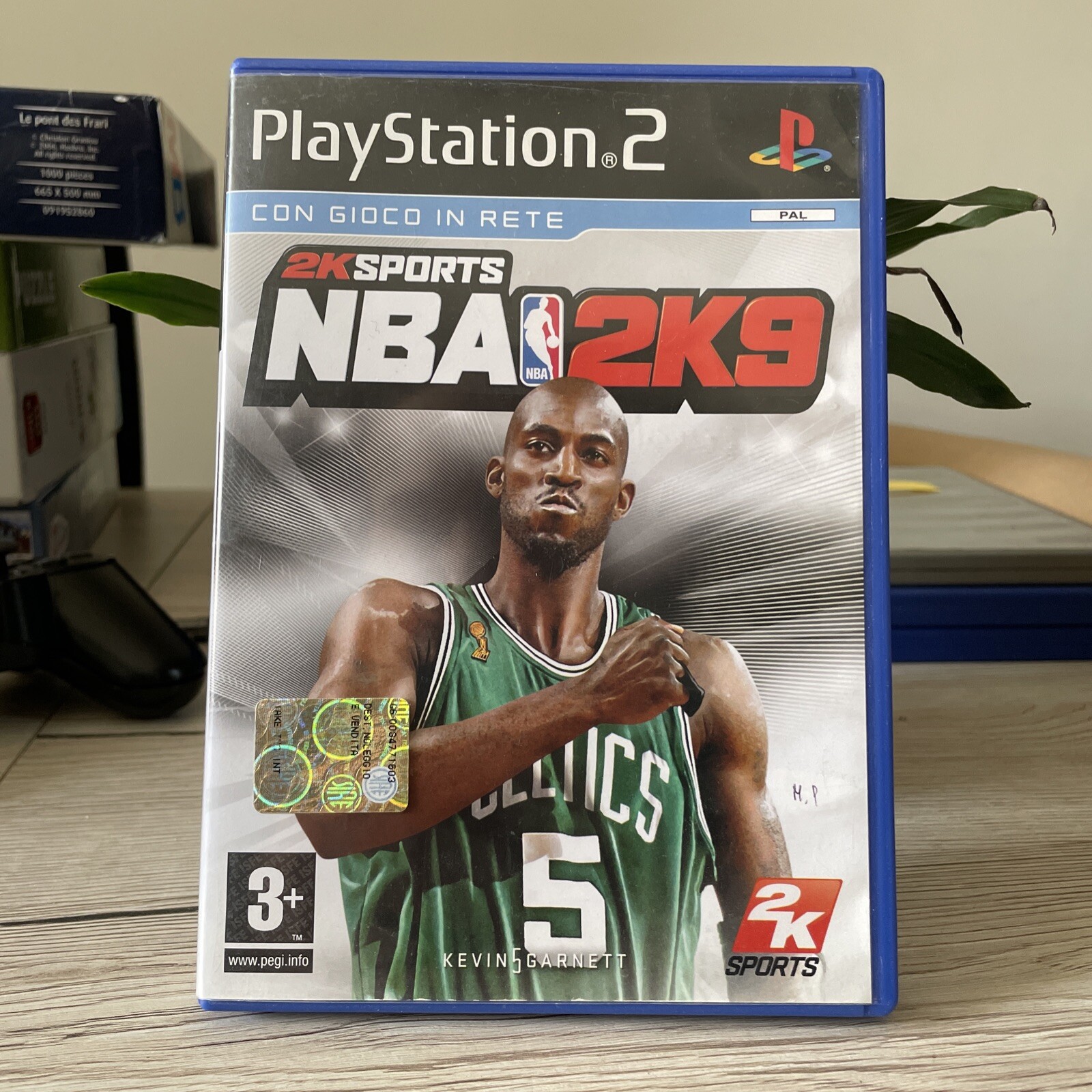NBA 2K9 PS2 Jeu Version Officielle Italienne 1ère Édition - COMPLET AVEC MANUELS