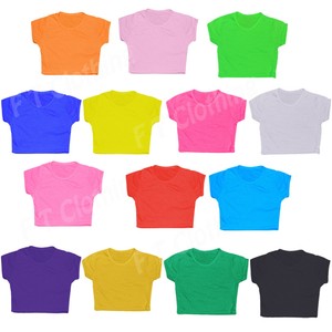 plain crop top shirts