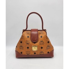 Mcm Mini Cognac Bowler Bag 365mcmxabj