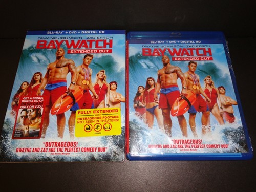 BAYWATCH-EXTENDED CUT-Dwayne Johnson,Zac Efron save the bay--BLURAY + DVD - 第 5/8 張圖片