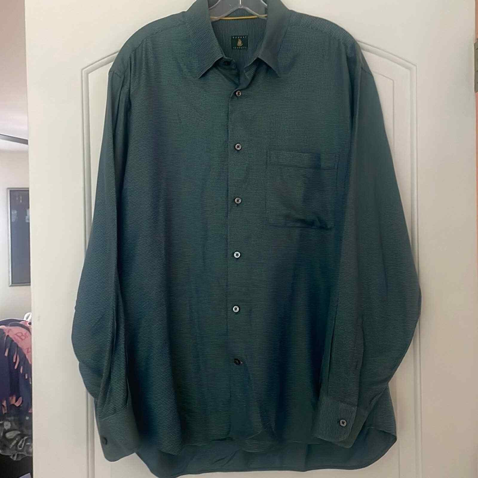 Robert Talbott Cotton Button Down Shirt Size L - image 1