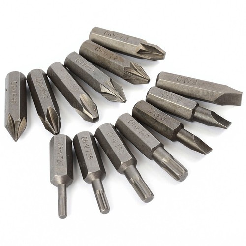 Hilka Impact Screwdriver 13 Bits Pozi TORX Phillips 1/2" Dr Impact Screw Driver - Picture 6 of 6