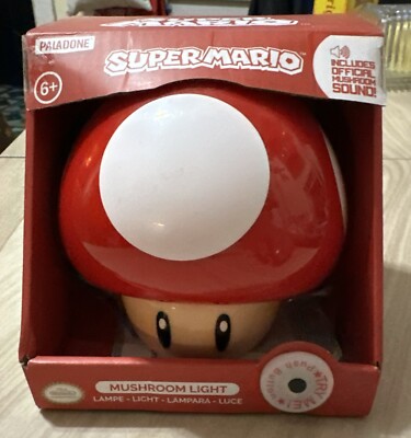 Paladone Icons Super Mario Super Mushroom Light  #002 Nintendo Night Light