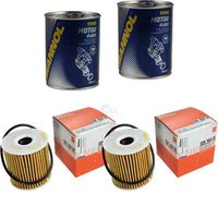 2X Original Mahle / Knecht ÖLfilter OX 192D + 2X SCT Motor Flush MotorspüLung