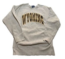 Vintage University Of Wyoming Made In USA Small Crewneck Sweatshirt AC2