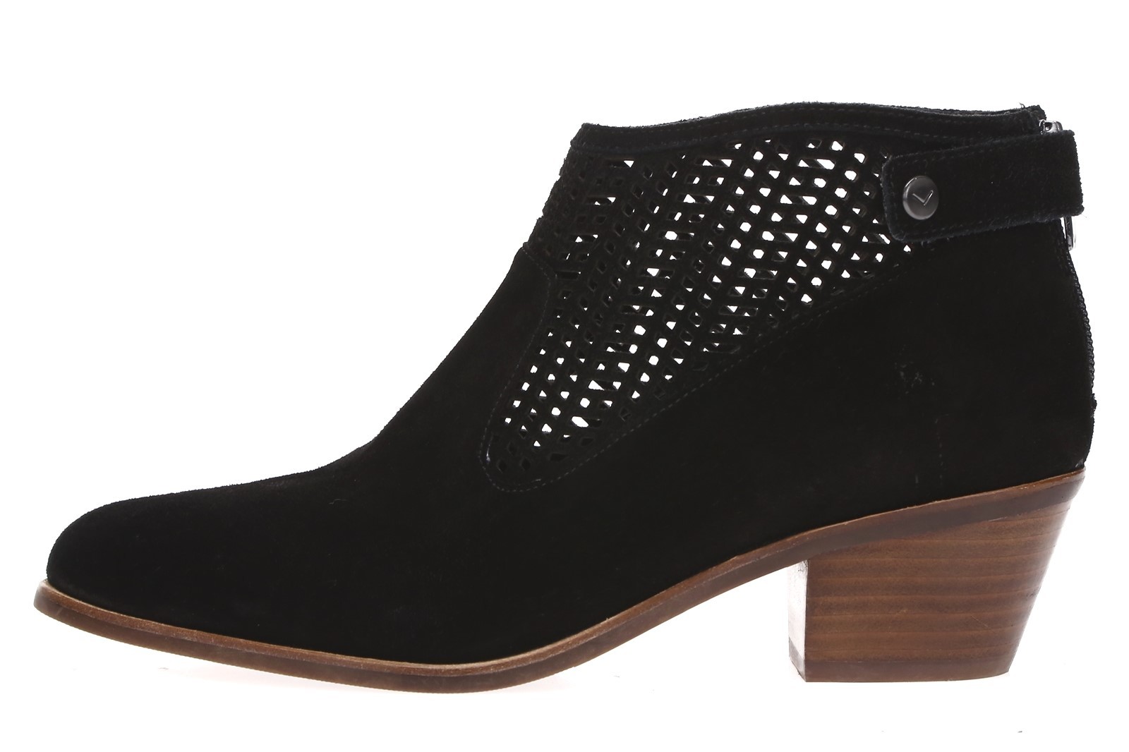 Via Spiga para mujer Negro gamuza perforada al tobillo Botines Talla 6 M Via Spiga para mujer Negro gamuza perforada al tobillo Botines Botines Botines Talla 6 M bajo precio del 40%