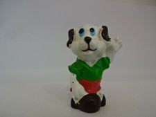 Marki mistrzów / Śmieszne figurki zwierząt / Pies z matowymi czerwonymi spodniami - 40 mm