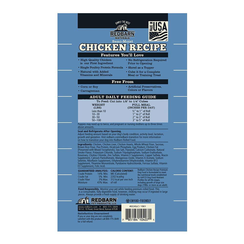 High Protein Chicken Pet Food Rolls Fresh Meat Nutrient Rich Grain Free 1 Pack