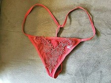 Size XL Frederick's of Hollywood Embroidered Lace G String Thong