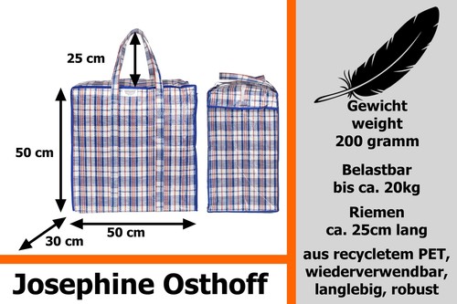 Josephine Osthoff robuste Aufbewahrungstasche bis 20kg, für Umzug + vieles mehr - Bild 5 von 6