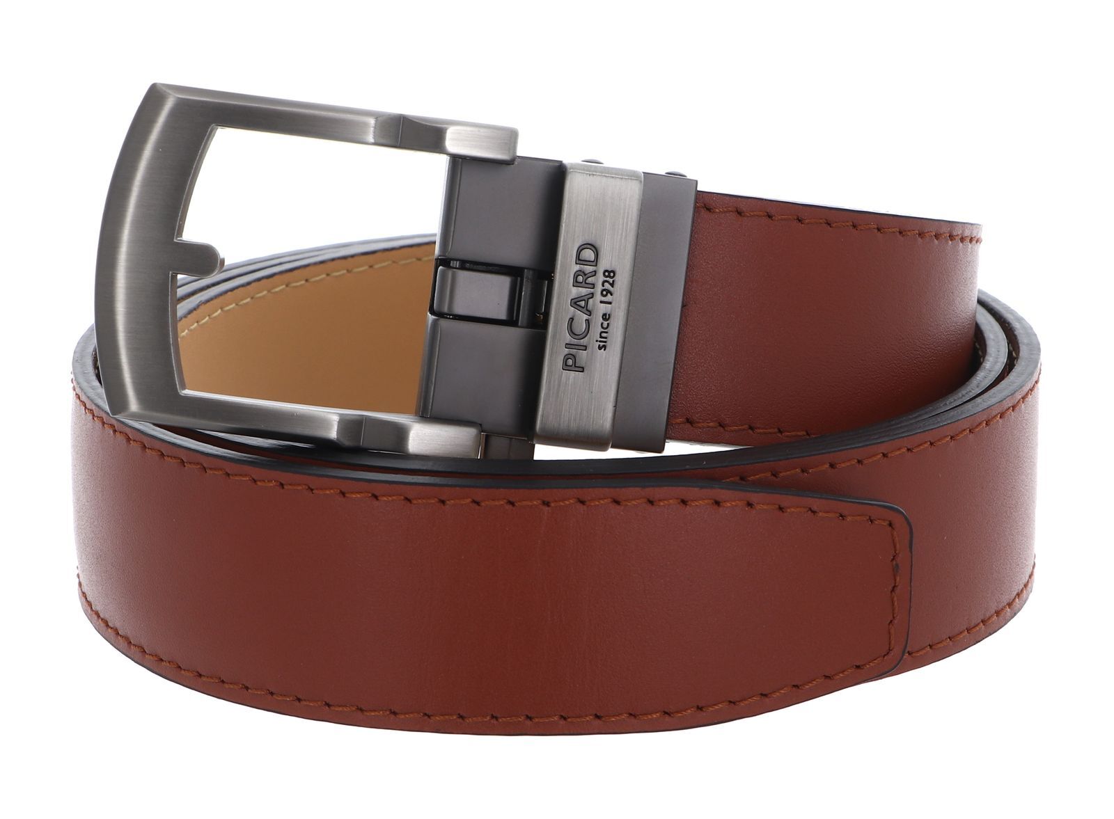 PICARD belt Belt 7 Leather Belt W105 Cognac