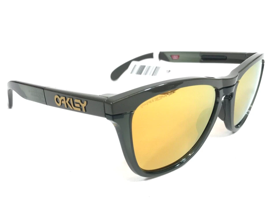 Gafas de sol Oakley Range Frogskins OO9284-0558 marco cepillo oscuro lentes Prizm 24k Foto 3 de 4