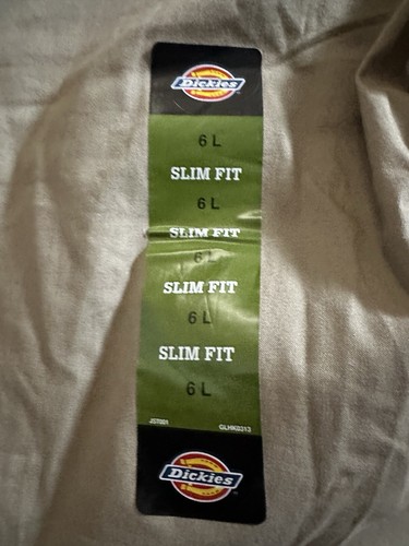 Dickies Pants 6L Women's Khaki Slim Fit Bootcut Flex Cotton Workwear Utility NWT - Picture 3 of 4