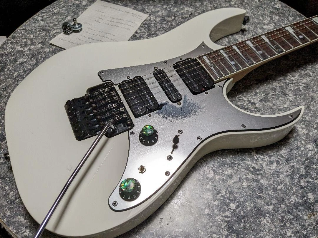 IBanez RG350DX 3H Abalone MOD Electric Guitar From Japan eBay