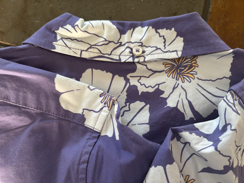 Camisa Chubbies Friday Para Hombre XL The Mystic Púrpura Manga Corta Abotonada Floral - Imagen 14 de 16