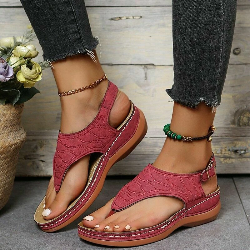 Womens flat hotsell wedges
