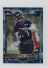 2015 Topps Chrome Mini Rookies Hot Box Blue Diamond Refractor Levi Norwood 0b3