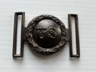 US 2 Piece Cast Brass BELT BUCKLE.  Reproduction