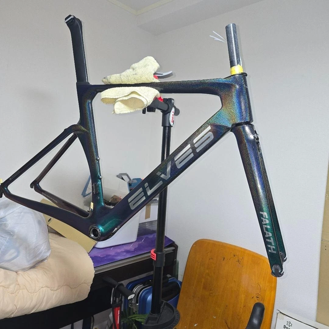 ELVES FALATH PRO Nebula Chameleon サイズ52 Elves Falath Pro Freme Set Nebula Chameleon Carbon Road Frame 52cm