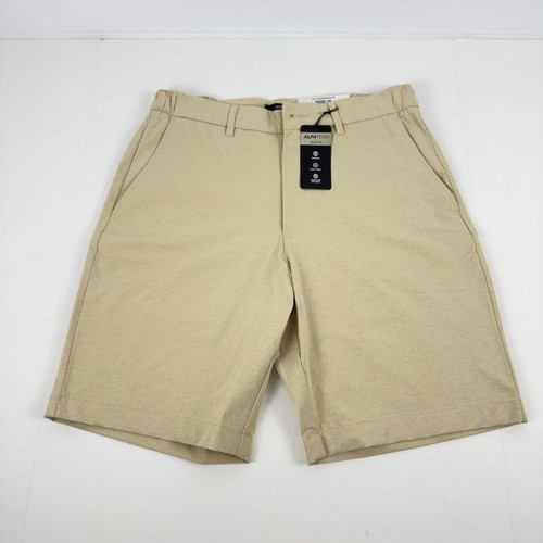 Alfani Men's Weekend Shorts Men's Size 36 Summer Khaki Heather Stretch - 第 3/5 張圖片