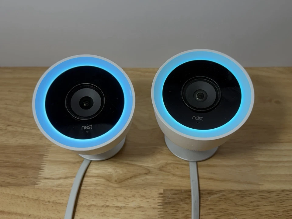 Nest Cam IQ Outdoor NC4200US Security Camera 2 Pack Smart Wi-Fi Google WORKS - Image 2 of 4