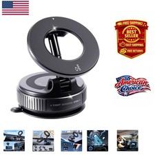 Hands-Free 360  Car Phone Mount - Secure Magnetic Design for All Smartphones