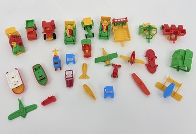 Vintage Bruder and More Toys West Germany 1980s Miniature Vehicle Lot 20+ Pieces