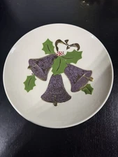 Kay Finch 9” Christmas Plate Decorated By Kay In 1952