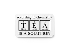 According To Chemistry Is A Solution Funny Sign for Home or Office