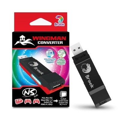 Brook Wingman NS Lite Converter Switch OLED PC Turbo Remap Macro 125+ Neu Japan