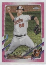 2021 Topps Chrome Update Target Pink Wave Refractor Tyler Wells #USC83 11n6