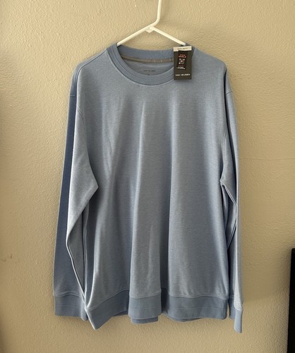Van Heusen Coral Cotton Blend Sweatshirt w/Stain Shield Regular Fit XL NWT - Picture 1 of 4