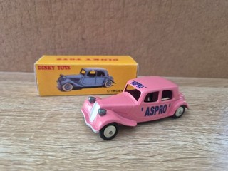 CITROEN "Traction avant" #24N "ASPRO" DINKY TOYS 1955 code 3 1:43