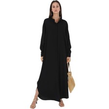 Black Abaya For Women Muslim Abayas Dress Modest Islamic Dubai Dress Ramadan ...