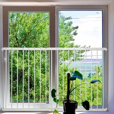 Window Guards for Children, Fit 33.5"-63" Wide Window Bar, White Window Bars ...