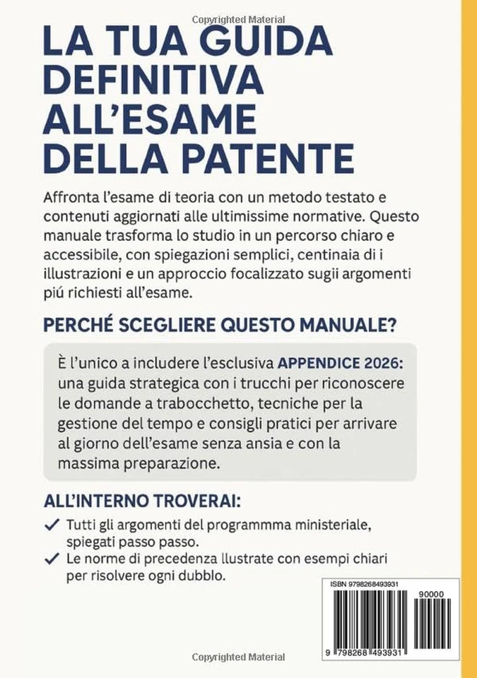 Libro Patente a E B 2026 - Manuale Teoria E Pratica Con Banca Dati Quiz Aggiorna - Immagine 2 di 4