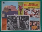 ROSEMARY'S BABY Horror MIA FARROW Ruth Gordon ROMAN POLANSKI MEXICAN LOBBY CARD