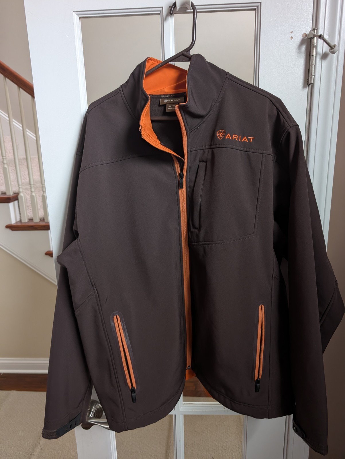 ARIAT Softshell Jacket Wind Water Protection Brow… - image 1