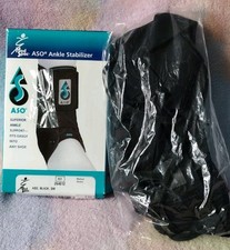 Med Spec ASO Ankle Stabilizer 264012 Black SMALL Set of 2